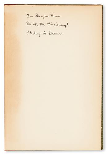 (LITERATURE AND POETRY.) BROWN, STERLING. Southern Road, Illustrations by E. Simms Campbell.